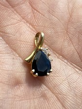 Pendentif carats saphir d'occasion  Andernos-les-Bains