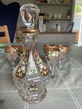 Vintage czech crystal for sale  LLANELLI