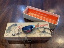 Usado, Isca de pesca vintage Scooterpooper caixa de equipamento antiga isca robalo almiscarado Walleye  comprar usado  Enviando para Brazil
