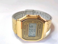 Usado, Relógio masculino digital quartzo cronógrafo alarme CASIO Illuminator 1572 A168 bateria nova comprar usado  Enviando para Brazil