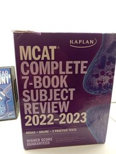 Kaplan MCAT Complete 7-Book Subject Review 2022-2023 (PB, 7 Books) segunda mano  Embacar hacia Mexico