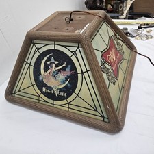 Usado, Abajur de mesa vintage 1985 Miller alta vida pendurado lua menina bar homem caverna garagem comprar usado  Enviando para Brazil