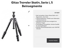 Gitzo gt1555t traveller gebraucht kaufen  Köln