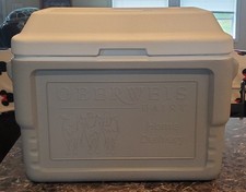 VINTAGE Coleman Oberweis Caixa de Laticínios Entrega em Domicílio Refrigerador de Leite Baú de Gelo RARO, usado comprar usado  Enviando para Brazil