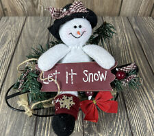 Vintage snowman sleigh for sale  Marion