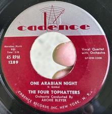 RARE Popcorn EXOTICA R&B 45 THE FOUR TOPHATTERS One Arabian Night CADENCE VG++* comprar usado RARE Popcorn EXOTICA R&B 45 THE FOUR TOPHATTERS One Arabian Night CADENCE VG++* comprar usado  Enviando para Brazil