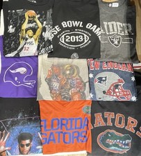 Lote por atacado de revendedores 5X camisetas esportivas aleatórias vintage anos 90 Y2K moderno NBA NFL MLB comprar usado  Enviando para Brazil