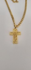 collana oro crocifisso usato  Giugliano in Campania