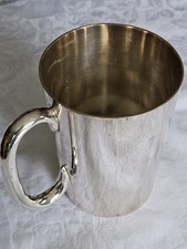 Silver plated pint for sale  REDRUTH
