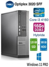 DELL OPTIPLEX 3020 SFF I3-4160 3,6Ghz 16 Go Hybride SSD 120Go + 500Go Win11 PRO na sprzedaż  Wysyłka do Poland