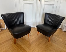 Cocktailsessel 50er schwarz gebraucht kaufen  Berlin