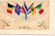 1915 silk embroidered for sale  CATERHAM