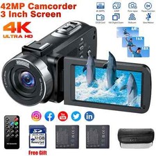 Videokamera 42mp camcorder gebraucht kaufen  Bücken