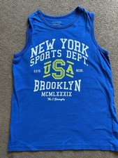 Boys blue sleeveless for sale  WELWYN GARDEN CITY