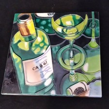 Vtg. handpainted tile for sale  Carlsbad