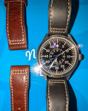 Relógio Escapement Time automático NH35A Flieger Pilot com mostrador preto tipo B 42mm comprar usado  Enviando para Brazil