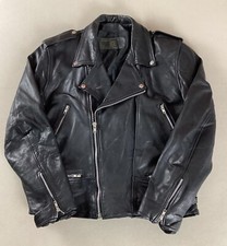 Vintage leather biker for sale  ROYSTON