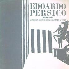 Edoardo persico 1900 usato  Italia