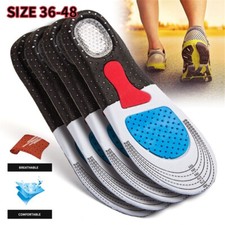 Palmilhas ortopédicas unissex de silicone gel cuidados com os pés almofada de sapato esporte arco comprar usado  Enviando para Brazil