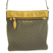 Bolsa de ombro Michael Kors interruptor de PVC couro padrão Mk logotipo marrom/CK7 feminina comprar usado  Enviando para Brazil