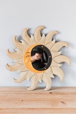 Miroir vintage bois d'occasion  Grisolles