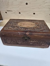 Beautiful etched wooden for sale  Parksville