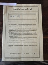 Kfz brief fiat gebraucht kaufen  Eppelborn