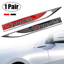 Usado, 2x decalques emblema esportivo de metal 3D emblema adesivo lateral porta-malas de carro motocicleta para-lama comprar usado  Enviando para Brazil