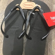 Sandália Havaianas Slim Flip Flop - NOVA Preta Tamanho 41-42 comprar usado  Enviando para Brazil