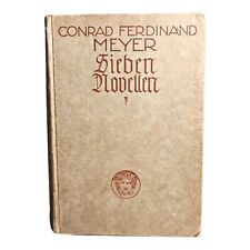 Usado, Conrad Ferdinand Meyer Siete Novelas 1922 Belletrística Literatura comprar usado  Enviando para Brazil