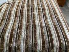 Chenille striped curtains for sale  CHERTSEY