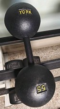 55lb york barbell for sale  Deforest