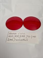 PROTETORES DE FAROL DE NEBLINA ACRÍLICO VERMELHO HONDA CIVIC FK2/FK3/FK8/9G/10G 2006 EM DIANTE comprar usado  Enviando para Brazil