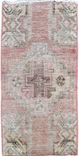 Felpudos, alfombra turca hecha a mano, alfombras de lana vintage, alfombra pequeña bohemia 1,4 x 2,8 pies segunda mano  Embacar hacia Mexico