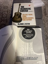 THE ACOUSTIC GUITAR BY DON E. TEETER Volume 1 & 2 Luthier Guitar Repair Tools, usado comprar usado  Enviando para Brazil