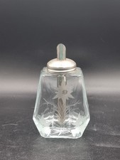 Vintage etched glass for sale  SCARBOROUGH