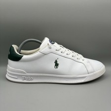 Usado, Tênis Polo Ralph Lauren Heritage Court II Nappa Masculino 9.5 Branco Verde II-SK-LTL comprar usado  Enviando para Brazil