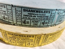 2 ROLOS DE INGRESSOS VINTAGE SHANKWEILERS DRIVE IN CINEMA OREFIELD ALLENTOWN PA comprar usado  Enviando para Brazil