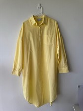 novo vestido camisa chiara feminino lmnd limonada manga longa extra grande GG amarelo, usado comprar usado  Enviando para Brazil