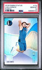 2018-19 Panini Status Luka Doncic Nível 2 Rookie RC Purple #172 Mavericks PSA 10, usado comprar usado  Enviando para Brazil
