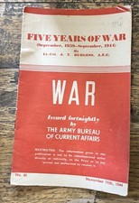 Ww2 military booklet for sale  LEEDS