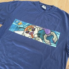 Camiseta Dexter’s Laboratory Cartoon Network logotipo caixa moderna azul marinho comprar usado  Enviando para Brazil