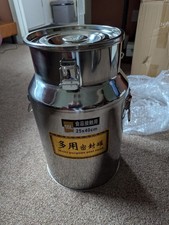 stainless steel milk churns for sale  BO'NESS