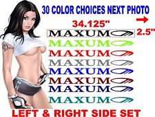 Maxum decals decal for sale  Marco Island