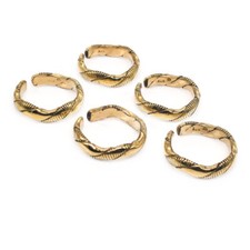 Lote por atacado 5 peças elegante anel ajustável de latão joias da moda feminina U307 comprar usado  Enviando para Brazil