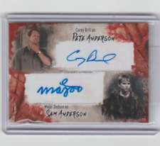 WALKING DEAD SURVIVAL BOX PETE/SAM ANDERSON DOBLE TARJETA DE AUTÓGRAFO #/99 ¡RARA!¡!, usado segunda mano  Embacar hacia Argentina