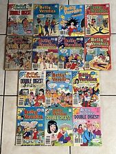 14 revistas de colección Betty y Veronica digest/doble digest Archie Comics segunda mano  Embacar hacia Mexico