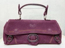 Usado, Bolsa de mão Dolce & Gabbana bolsa tote couro roxo feita na Itália usada autêntica comprar usado  Enviando para Brazil