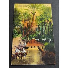 Cartolina nella libia usato  Alessandria