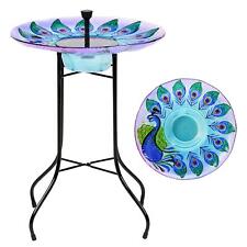 Solar peacock glass for sale  BRADFORD